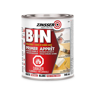 Zinsser BIN Shellac-Based Ultimate Performance Primer Sealer & Stain Killer